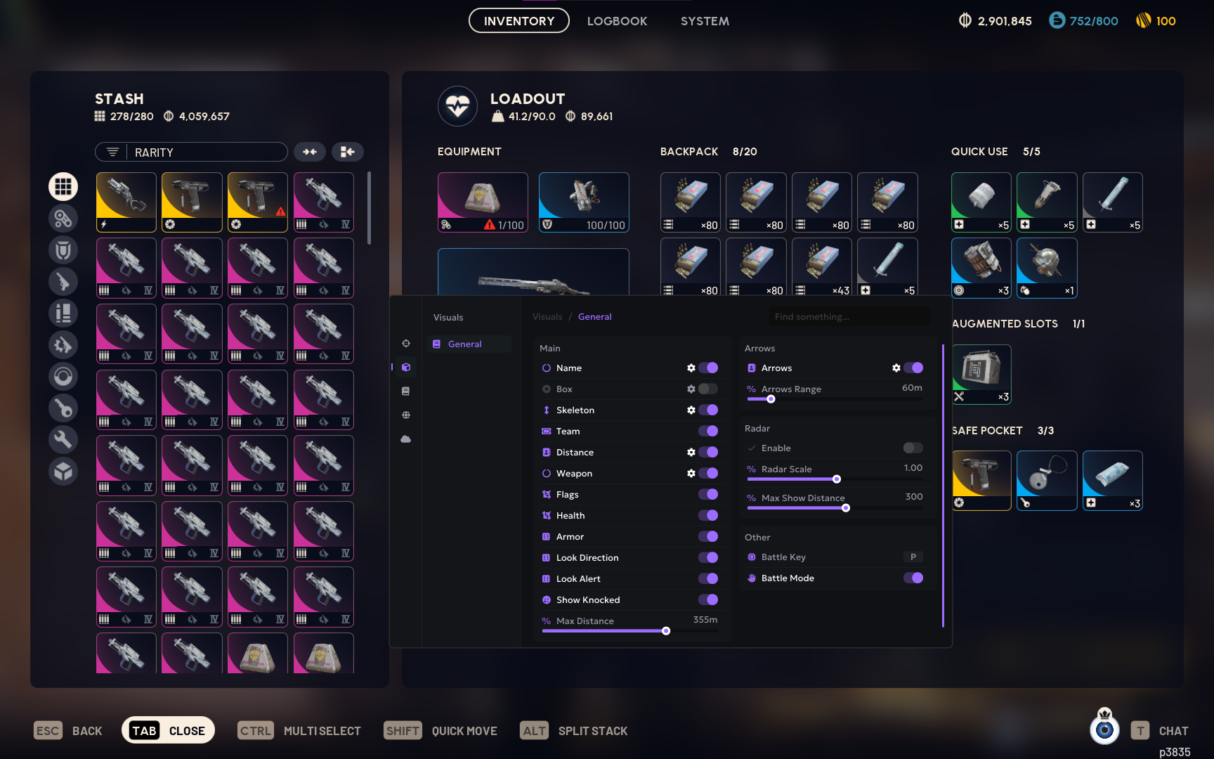 Customer screenshot