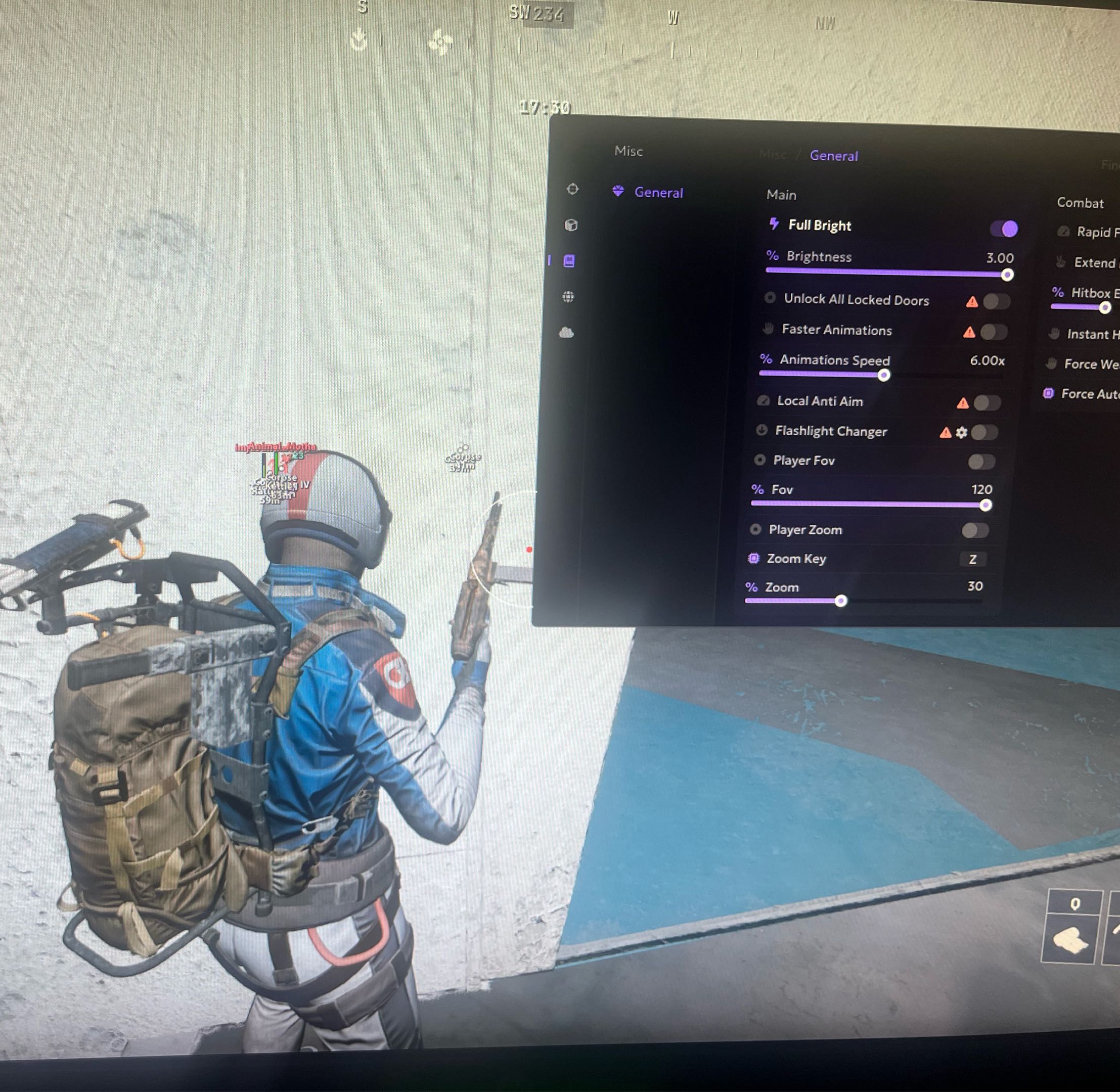 Customer screenshot
