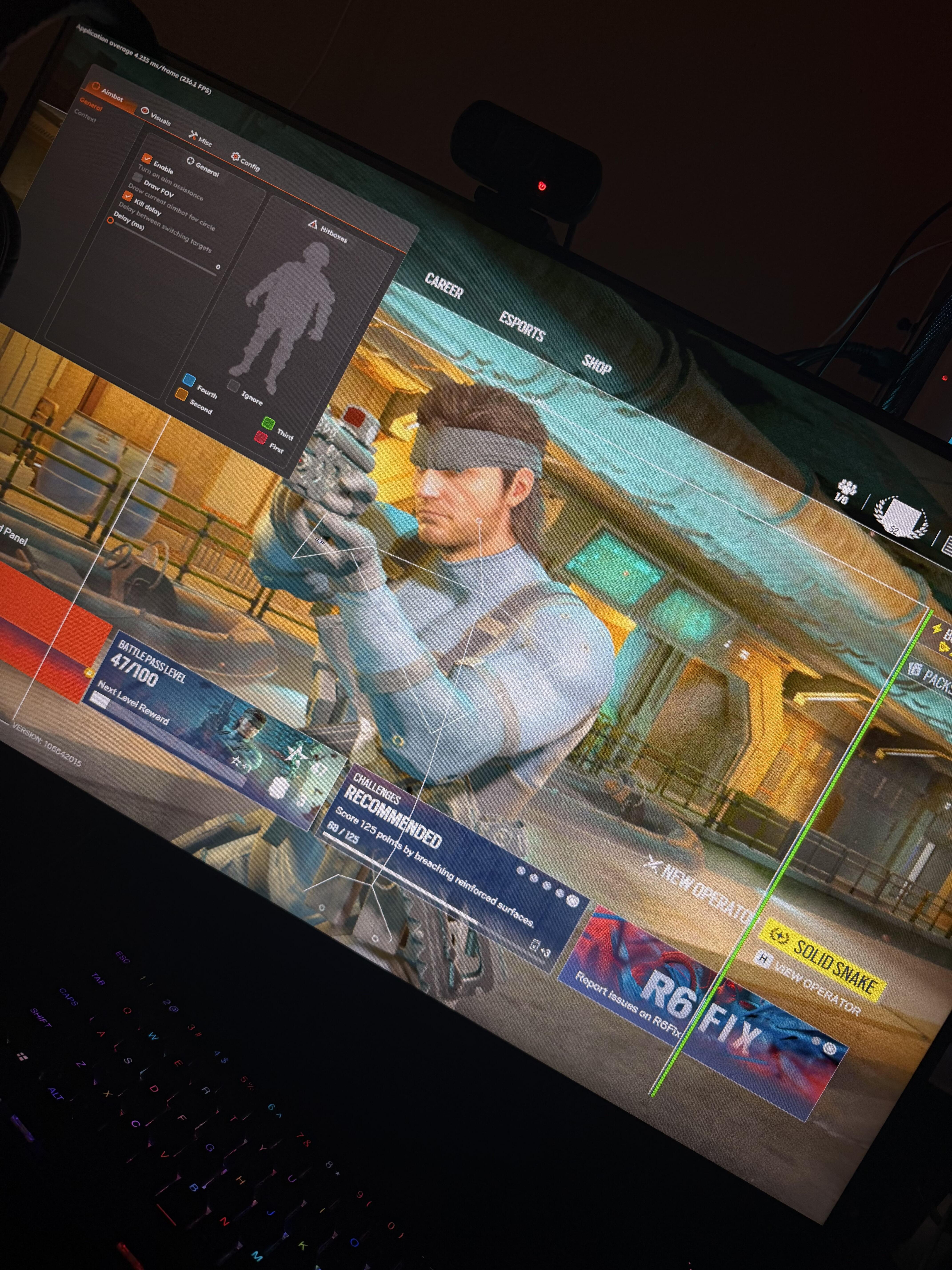 Customer screenshot