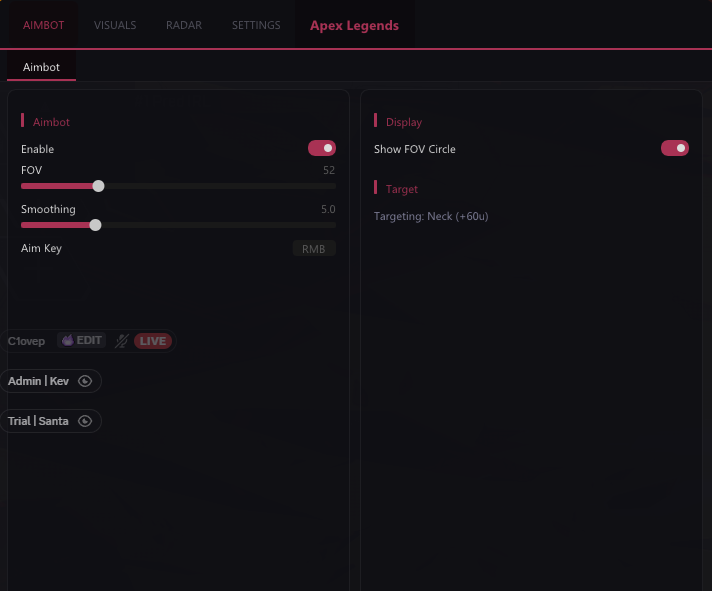 Customer screenshot