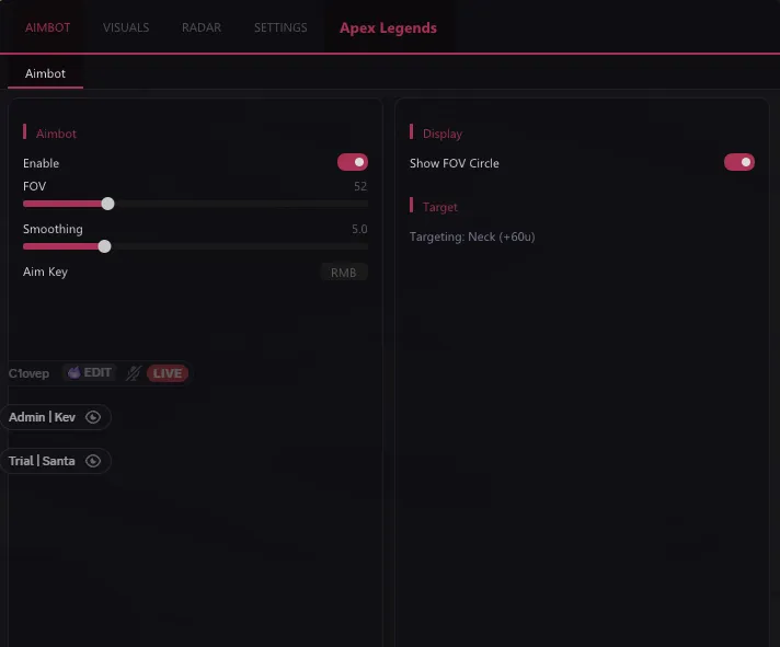 Customer screenshot