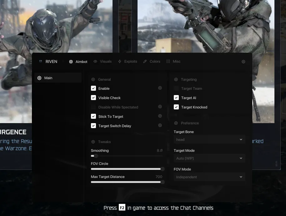 Customer screenshot