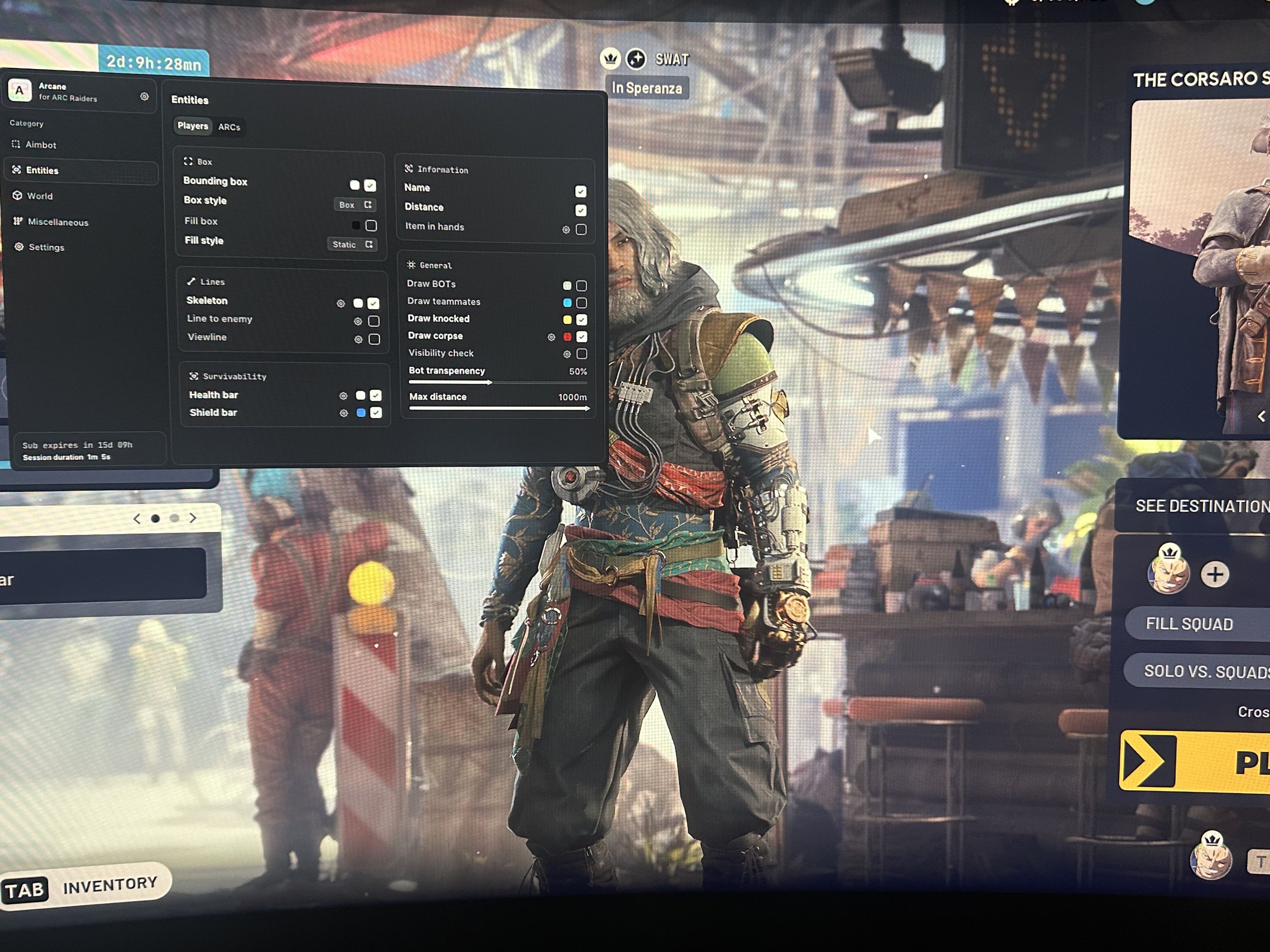 Customer screenshot