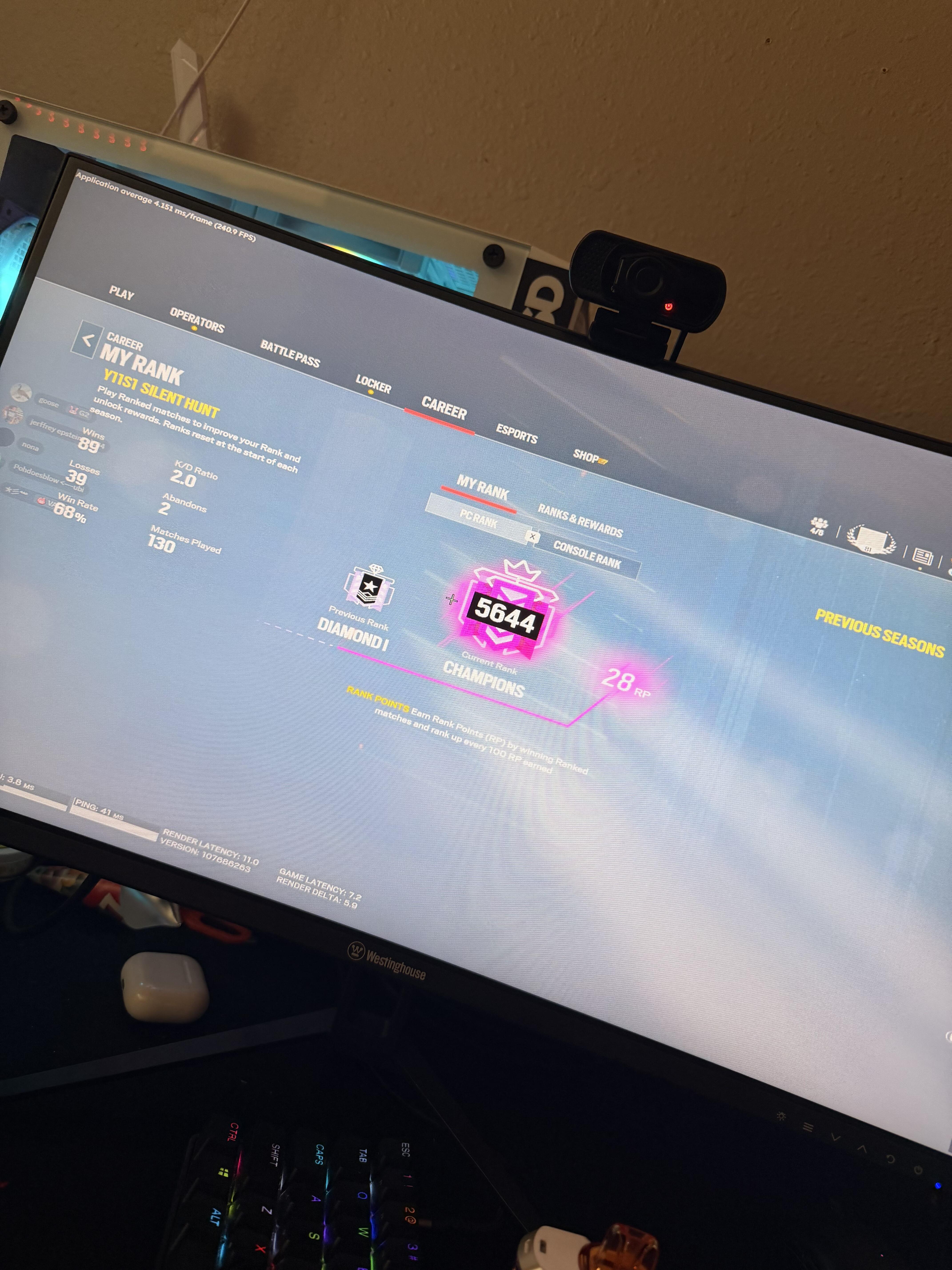Customer screenshot