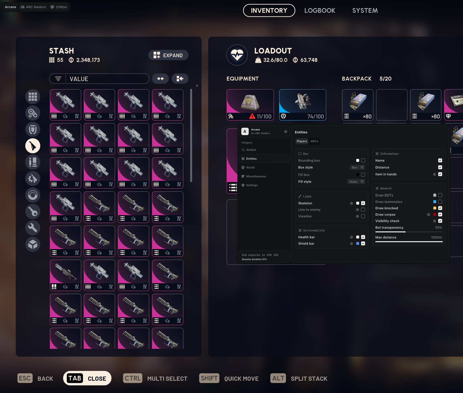 Customer screenshot