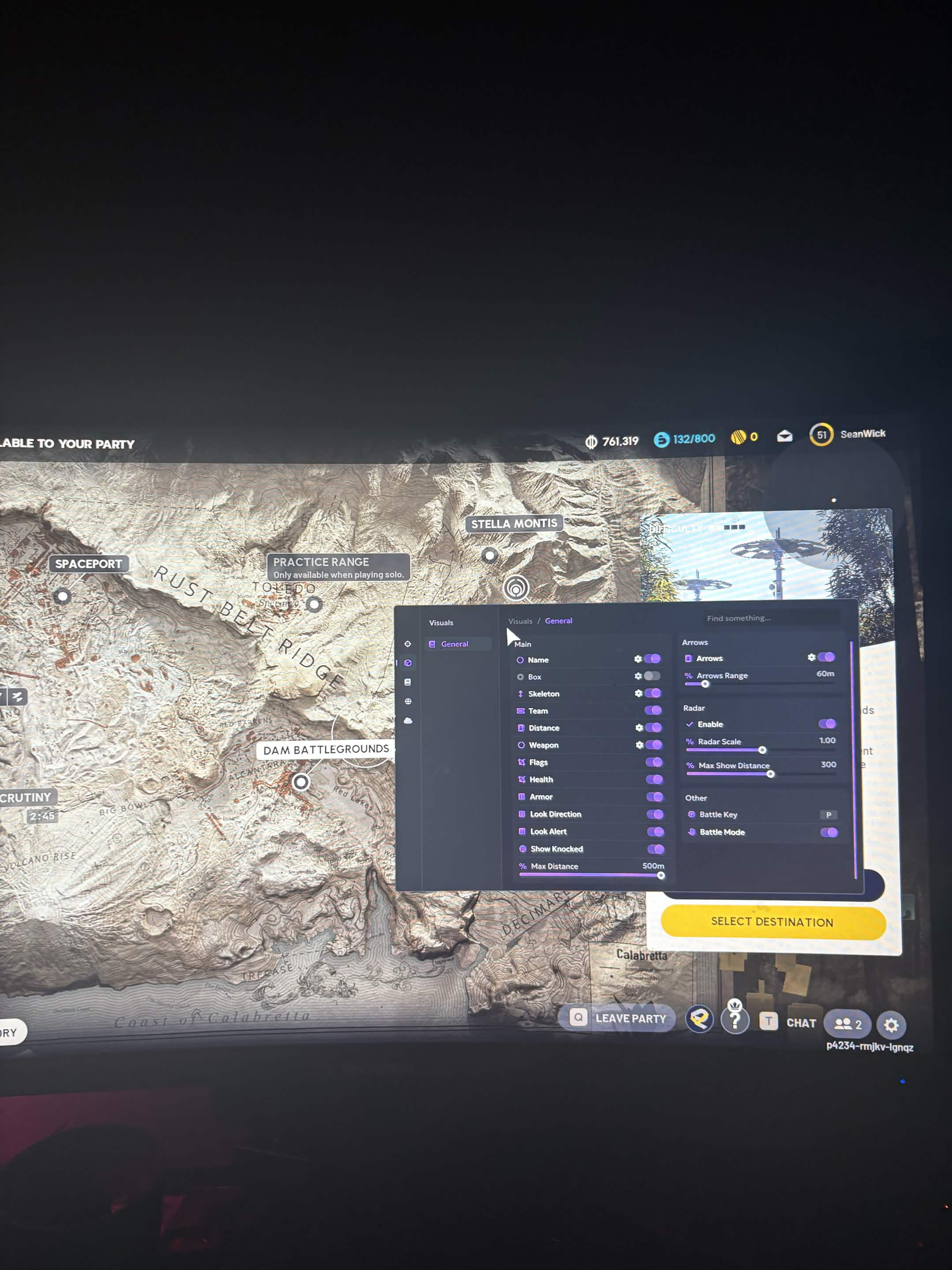 Customer screenshot