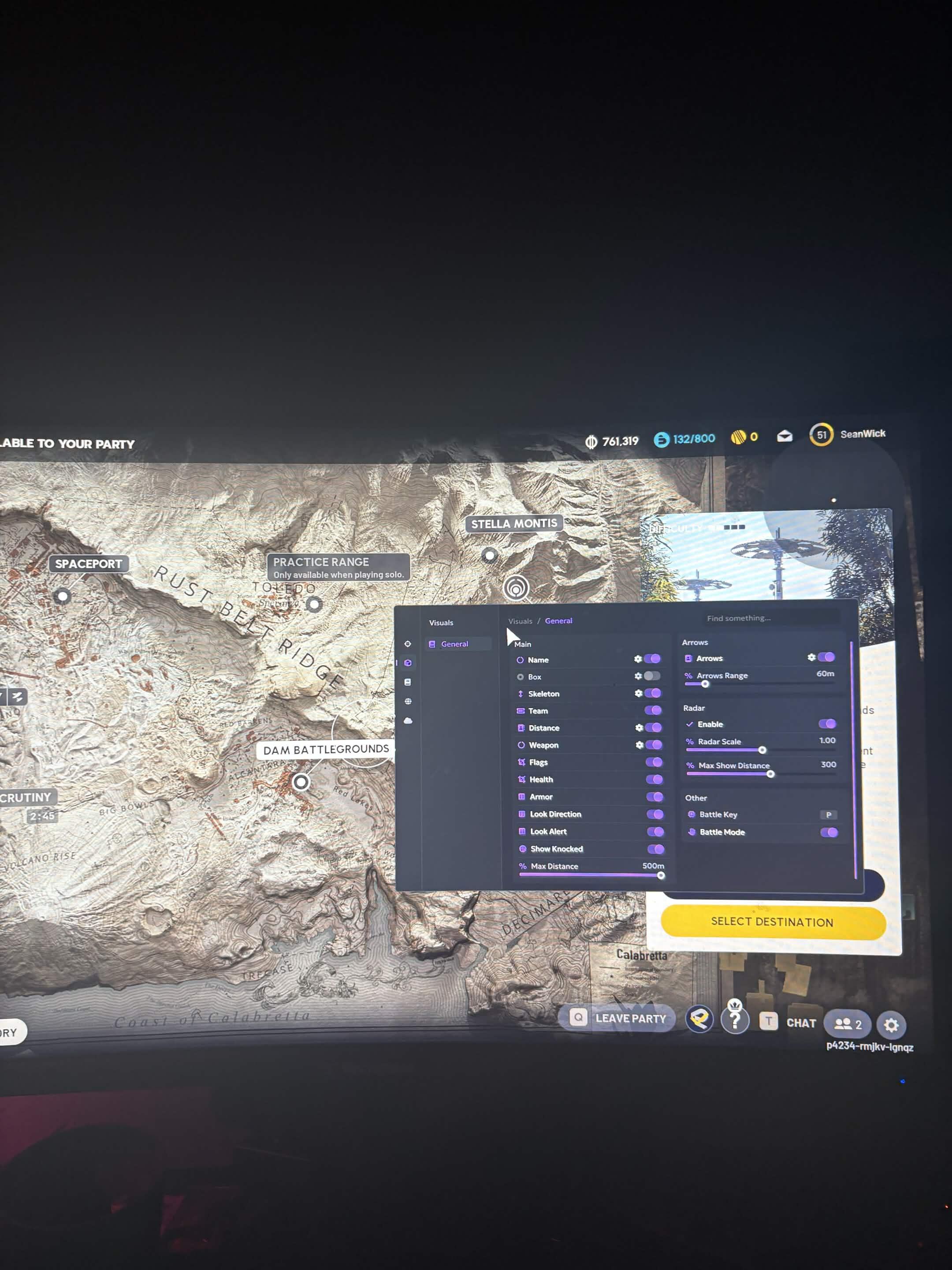 Customer screenshot