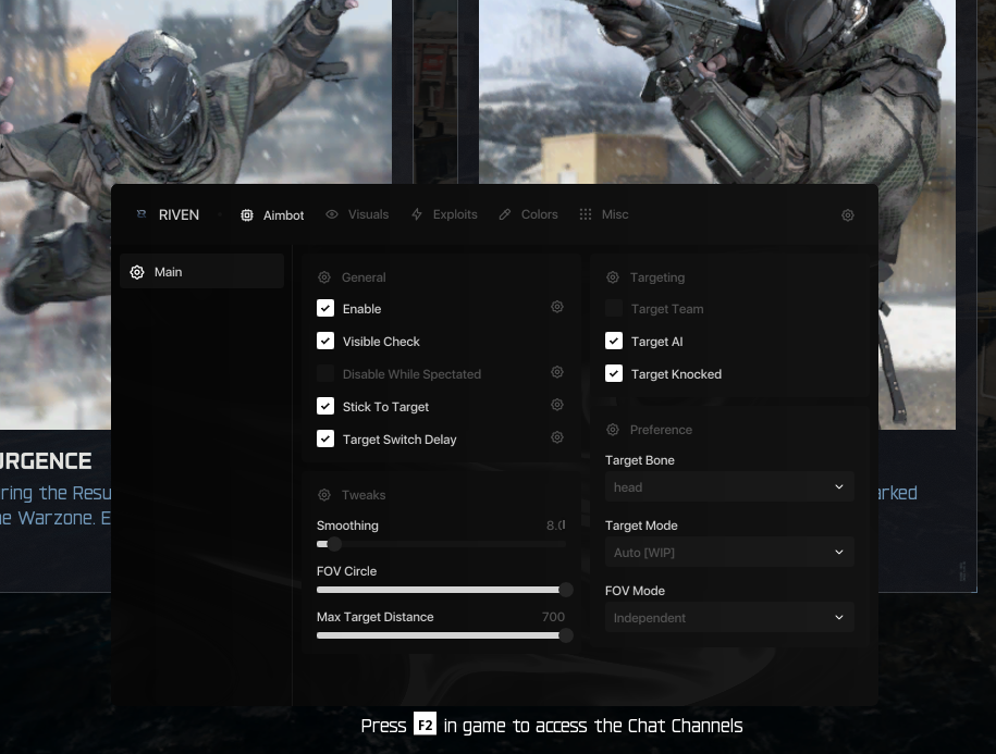 Customer screenshot