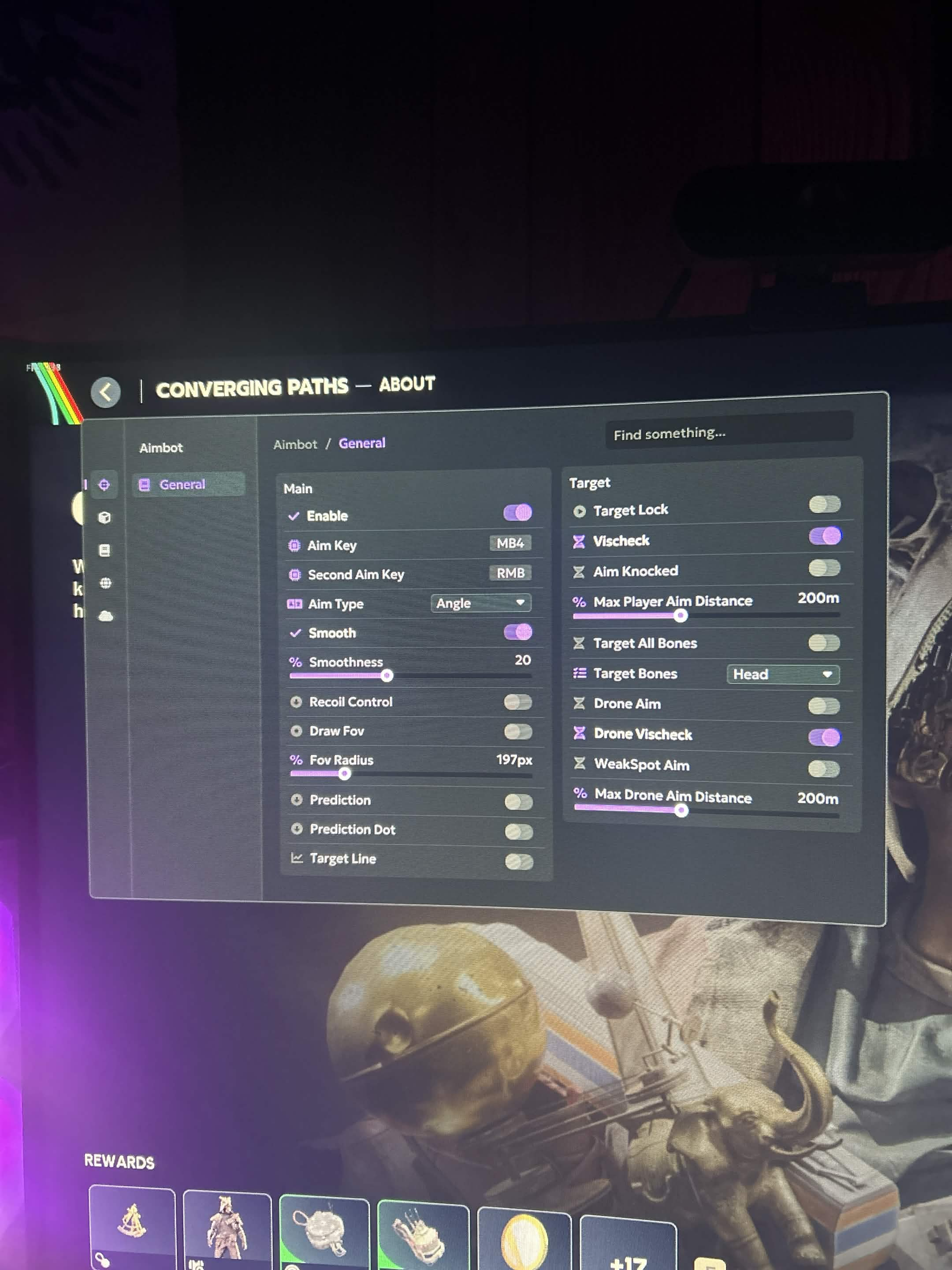 Customer screenshot