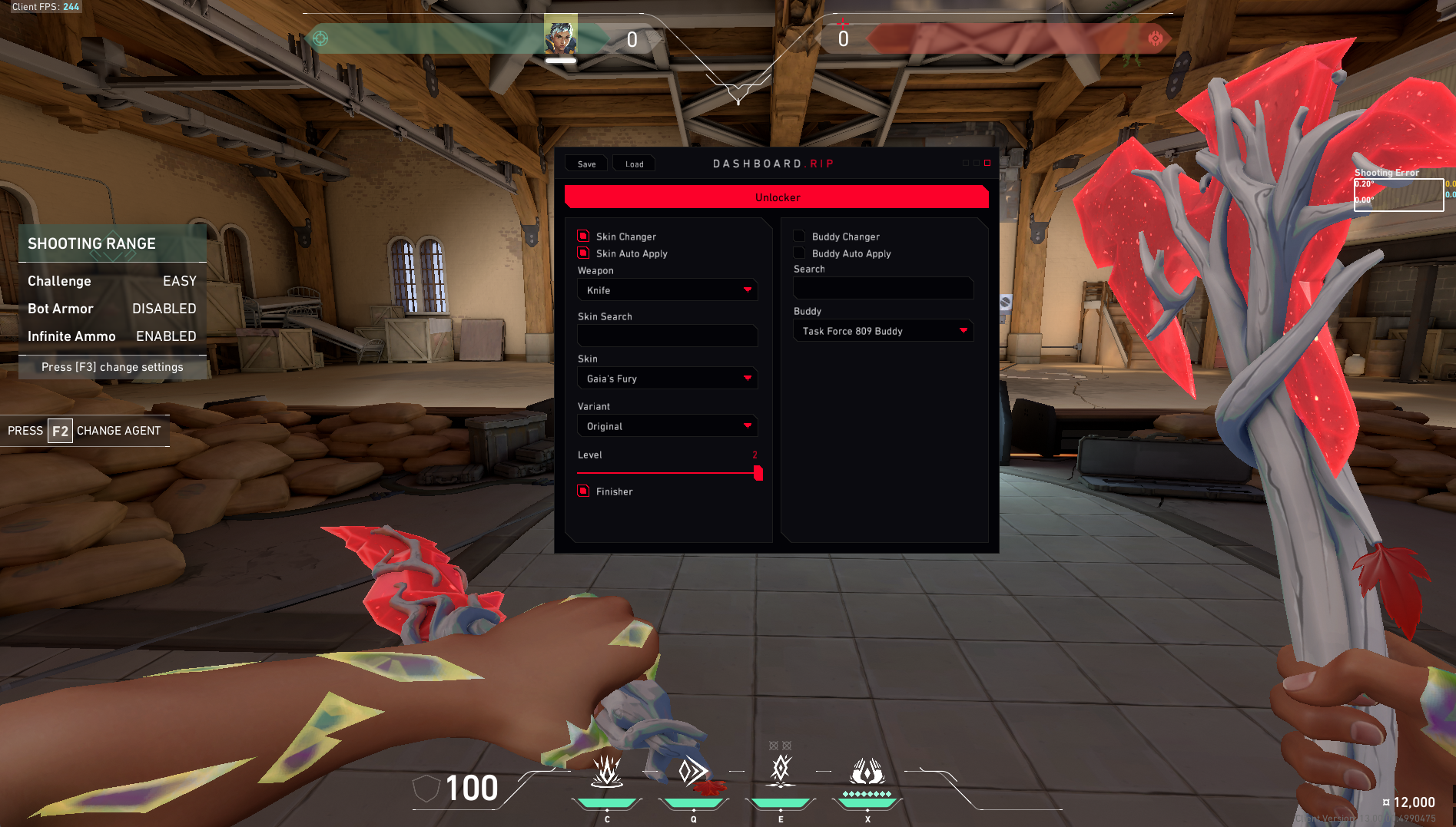 Customer screenshot