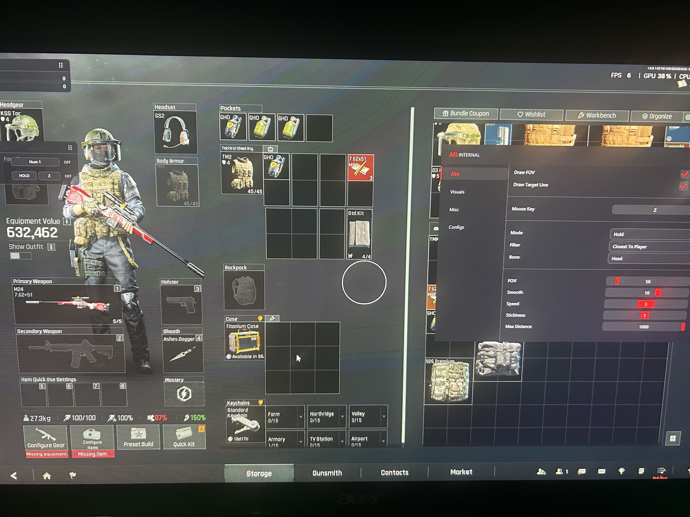 Customer screenshot