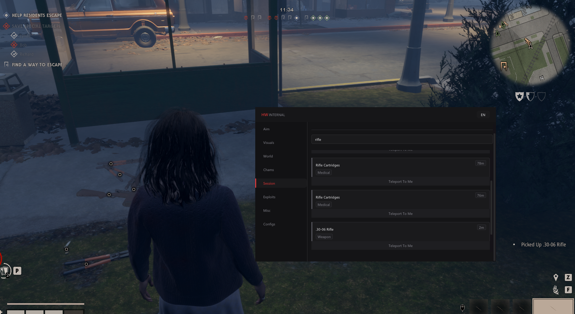 Customer screenshot